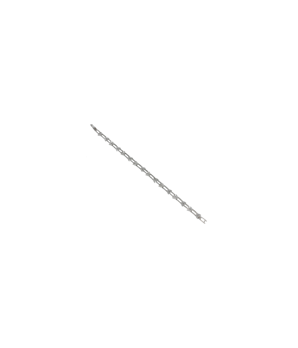 Βραχιόλι από λευκόχρυσο Κ14 VTS-B006-W-8.71